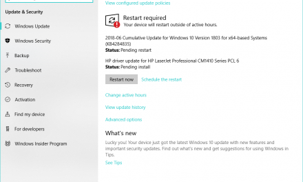 Patch Tuesday June 2018